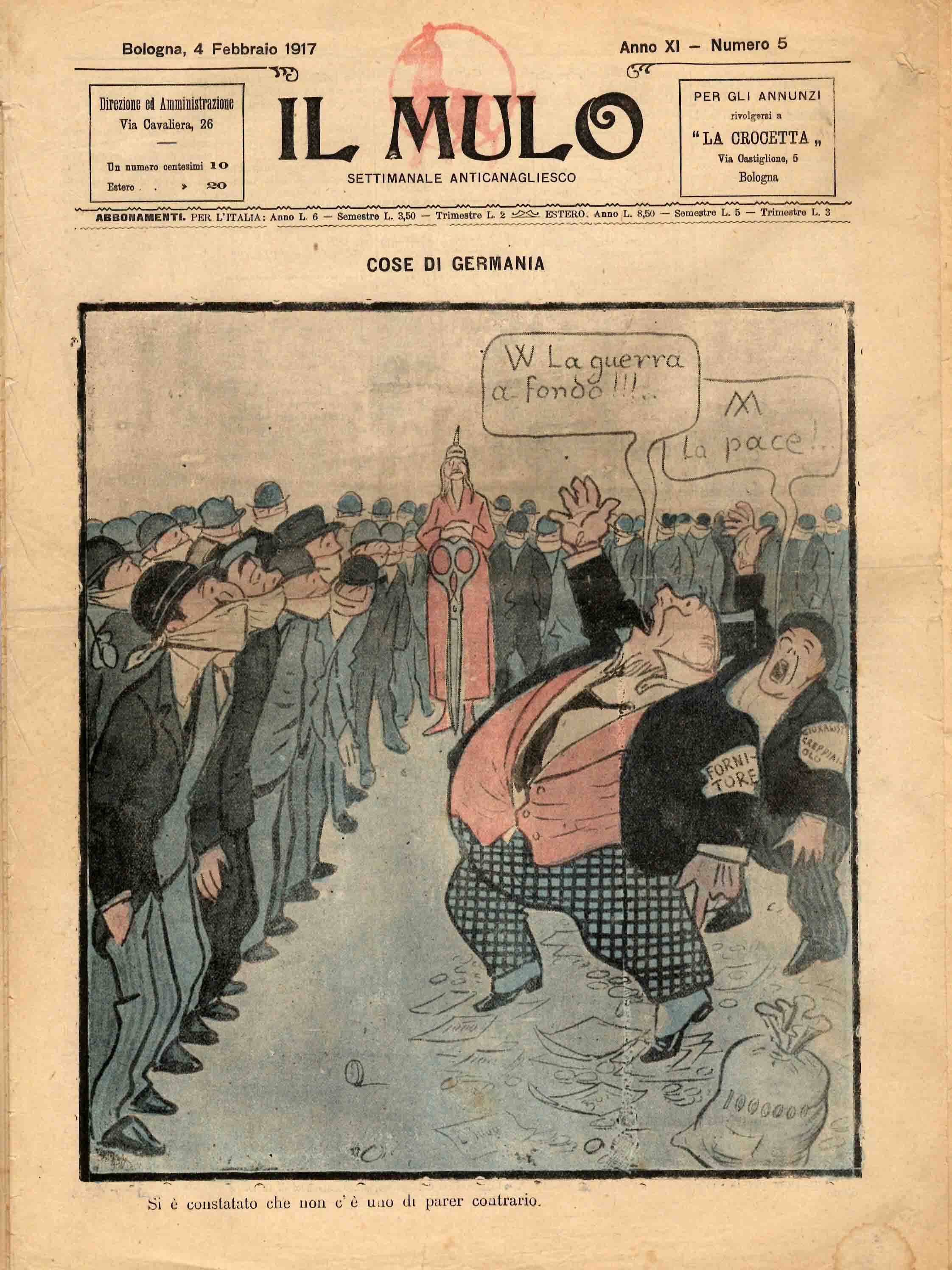 Il Mulo. Settimanale anticanagliesco